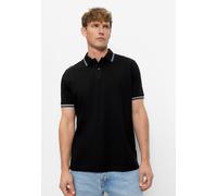 OLYMP Herren Polo-Shirt Kurzarm Casual.Wirk,Pikee,984 Casual Circular Knit Regular fit,99 schwarz 68,XL