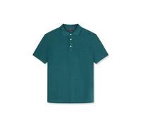Poloshirt OLYMP "OLYMP Casual Wirk", Herren, Gr. XL, türkis, 95% Leinen, 5% Elasthan, Shirts (65670459-XL) türkis