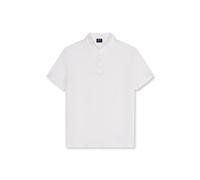 Poloshirt OLYMP "OLYMP Casual Wirk, Polo", Herren, Gr. S, weiß, 95% Leinen, 5% Elasthan, Shirts (38048421-S) weiß