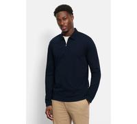 Poloshirt OLYMP "OLYMP Casual Wirk, Polo langarm", Herren, Gr. XXL, blau (marine), 100% Baumwolle, Shirts (40374051-XXL) marine