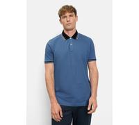 Poloshirt OLYMP "OLYMP Casual Wirk, Regular Fit", Herren, Gr. XS, blau (rauchblau), 100% Baumwolle, Shirts (57151748-XS) rauchblau