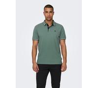 ONLY & SONS Male Polo Normal geschnitten Polokragen Poloshirt