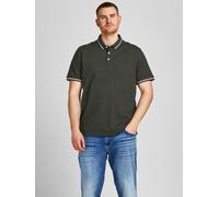 Jack & Jones Paulos Kurzarm-poloshirt 5XL vert forêt