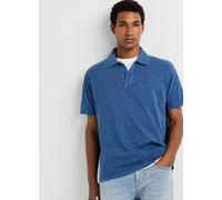 Poloshirt PEPE JEANS "MICHAEL POLO", Herren, Gr. XXL, blau (ink blau), Jersey, Obermaterial: 100% Baumwolle, meliert, regular fit hüftbedeckend, abgesteppte Kante, Shirts, aus reiner Baumwolle (432454