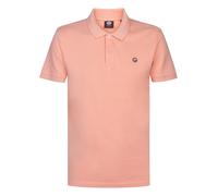 Poloshirt PETROL INDUSTRIES, Herren, Gr. L (40), rosa (light coral), Jersey, Obermaterial: 100% Baumwolle, regular fit taillenbedeckt, ohne Ausschnitt, Shirts, mit Logo Stickerei (59192633-L) light co