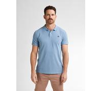 Poloshirt PETROL INDUSTRIES, Herren, Gr. XL, blau (pale blau), Jersey, Obermaterial: 100% Baumwolle, unifarben, regular fit taillenbedeckt, ohne Ausschnitt, Shirts, mit Logo Stickerei (78852542-XL) pa