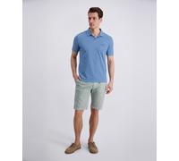 Poloshirt PIERRE CARDIN, Herren, Gr. L, blau (blau heaven), Piqué, Obermaterial: 100% Baumwolle, unifarben, normal hüftbedeckend, V-Ausschnitt, Shirts, normale Passform, mit kurzem Arm, mit offenem Po