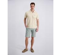 Poloshirt PIERRE CARDIN, Herren, Gr. XXL, beige (oyster gray), Piqué, Obermaterial: 100% Baumwolle, unifarben, normal hüftbedeckend, V-Ausschnitt, Shirts, normale Passform, mit kurzem Arm, mit offenem