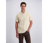 Poloshirt PIERRE CARDIN "Poloshirt KN", Herren, Gr. L, oyster gray, Jersey, Obermaterial: 100% Baumwolle, hüftbedeckend, ohne Ausschnitt, Shirts, mit Strukturmuster (61264325-L) oyster gray