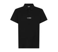 Poloshirt PLEIN SPORT "Scratch", Herren, Gr. M, 02, schwarz, Stoff: 37% Viskose, 30% Acryl, 28% Baumwolle, 5% Elasthan, Shirts (85890522-M) 02, schwarz