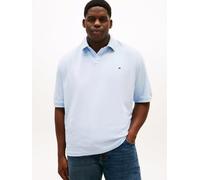 Poloshirt "Plus 1985", Herren, Gr. 4XL, breezy blau, Piqué, Obermaterial: 96% Baumwolle, 4% Elasthan, TOMMY HILFIGER BIG & TALL, regular fit, Shirts, Große Größen, Pique, regular fit (15133313-4XL) br
