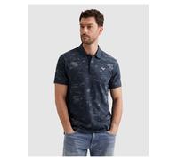 PME Legend Poloshirt Slub Jersey Navy - Größe XXL Dunkelblau XXL