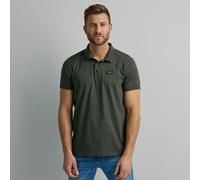 Poloshirt PME LEGEND, Herren, Gr. 5XL, grau, Obermaterial: 95% Baumwolle, 5% Elasthan, casual, normal, Kurzarm, Shirts, mit Logostickerei (93367359-5XL) grau