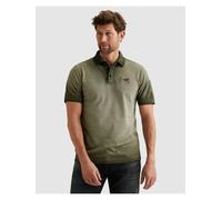 Poloshirt PME LEGEND, Herren, Gr. XXL, grün (thyme), Piqué, Obermaterial: 100% Baumwolle, meliert, normal normal, ohne Ausschnitt, Shirts, mit Logo Stickerei (98549611-XXL) thyme