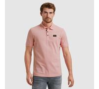 Poloshirt PME LEGEND, Herren, Gr. XXL, light lila, Web, Obermaterial: 95% Baumwolle, 5% Elasthan, unifarben, casual, normal hüftbedeckend, Rundhals, Kurzarm, Shirts, mit Logostickerei (92987604-XXL) l