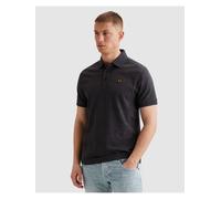 Poloshirt PME LEGEND "polo jacquard jersey", Herren, Gr. XL, graphite, Jersey, Obermaterial: 82% Baumwolle, 15% Polyester, 3% Elasthan, bestickt, regular fit normal, ohne Ausschnitt, Shirts, mit Logo