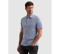 Poloshirt PME LEGEND "Short sleeve polo pique garment dyed", Herren, Gr. M, hydrangea, Piqué, Obermaterial: 100% Baumwolle, normal normal, ohne Ausschnitt, Rippbündchen, Shirts, Piqué aus trageangeneh