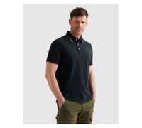 Poloshirt PME LEGEND "Short sleeve polo stretch pique", Herren, Gr. XXL, schwarz (carbon), Jersey, Obermaterial: 96% Baumwolle, 4% Elasthan, regular fit normal, ohne Ausschnitt, Shirts, Regular fit, K