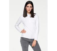 Poloshirt "Poloshirt", Damen, Gr. 36, weiß, 95% Baumwolle, 5% Elasthan, B.C. BEST CONNECTIONS BY HEINE, unifarben, Shirts (15717954-36) weiß