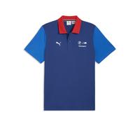 Poloshirt PUMA "BMW M MOTORSPORT Essentials Polo Herren", Damen, Gr. XL, pro blau m color, Obermaterial: 100% Baumwolle; Kragen: 96% Baumwolle, 4% Elasthan; Rippe: 4% Elasthan, 96% Baumwolle, regular