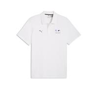Poloshirt PUMA "BMW MMS ESS POLO", Herren, Gr. XL, puma weiß, Jersey, Obermaterial: 100% Baumwolle, bedruckt, regular fit normal, Shirts, Regular Fit, sportlicher Stil, Logodruck, aus Baumwolle, Kurza