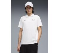 Poloshirt PUMA "BMW MMS ESS POLO", Herren, Gr. L, puma weiß, Jersey, Obermaterial: 100% Baumwolle, bedruckt, regular fit normal, Shirts, Regular Fit, sportlicher Stil, Logodruck, aus Baumwolle, Kurzar