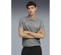 Poloshirt PUMA "BMW MMS ESS POLO", Herren, Gr. S, medium gray heather, Jersey, Obermaterial: 100% Baumwolle, bedruckt, regular fit normal, Shirts, Regular Fit, Kurzarm, mit Knopfverschluss, mit Logodr