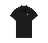 Poloshirt PUMA "ESS POLO", Damen, Gr. XXL, schwarz (puma schwarz), Piqué, Obermaterial: 96% Baumwolle, 4% Elasthan, unifarben, regular fit normal, Shirts, mit normalem Kragen, Kurzarmdesign, unifarben