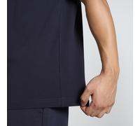 Poloshirt PUMA "Essentials No. 1 Logo Pique-Poloshirt Herren", Herren, Gr. XS, blau (new navy blau), Obermaterial: 4% Elasthan, 96% Baumwolle; Ärmelbund: 4% Elasthan, 96% Baumwolle; Kragen: 4% Elastha