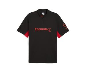 Poloshirt PUMA "F1 75yrs Regular Poloshirt Herren", Herren, Gr. L, schwarz, Obermaterial: 100% Baumwolle, clean, regular fit, Shirts (62623800-L) schwarz