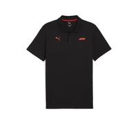 Poloshirt PUMA "F1 Essentials Polo Herren", Herren, Gr. XXL, schwarz, Obermaterial: 100% Baumwolle; Kragen: 100% Baumwolle; Rippe: 100% Baumwolle, clean, regular fit, Shirts (32614354-XXL) schwarz