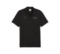 Poloshirt PUMA "Porsche Legacy Essentials Polo Herren", Damen, Gr. XXL, schwarz, Obermaterial: 100% Baumwolle; Kragen: 100% Baumwolle, clean, regular fit, Shirts (30964852-XXL) schwarz