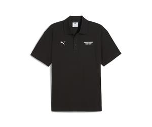 Poloshirt PUMA "Porsche Legacy Polo Herren", Herren, Gr. M, schwarz, Obermaterial: 100% Baumwolle; Kragen: 100% Baumwolle, clean, relaxed fit, Shirts (22612428-M) schwarz