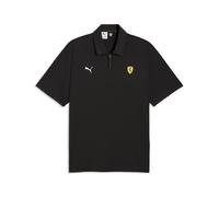 Poloshirt PUMA "Scuderia Ferrari Cloudspun Polo Herren", Herren, Gr. L, schwarz, Obermaterial: 94% Polyester, 6% Elasthan, clean, regular fit, Shirts (63866607-L) schwarz