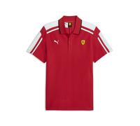 Poloshirt PUMA "Scuderia Ferrari MT7 Polo Herren", Damen, Gr. L, rosso corsa rot, Obermaterial: 52% Baumwolle, 48% Polyester. Kragen: 100% Baumwolle, regular fit, Shirts (83044534-L) rosso corsa rot