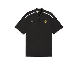 Poloshirt PUMA "Scuderia Ferrari Premium CLOUDSPUN Polo Herren", Herren, Gr. XXL, schwarz, Obermaterial: 94% Polyester, 6% Elasthan; Rückenteil: 76% Polyester, 5% Elasthan, 19% Lyocell; Kragen: 100% P