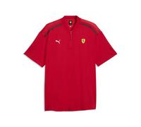 Poloshirt PUMA "Scuderia Ferrari Premium CLOUDSPUN Relaxed Polo Herren", Herren, Gr. M, rot (rosso corsa rot), Vorderteil: 6% Elasthan, 94% Polyester. Rückenteil: 19% Lyocell, 76% Polyester, 5% Elasth