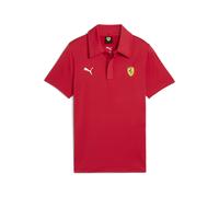 Poloshirt PUMA "Scuderia Ferrari Sportswear Poloshirt Jugendliche", Mädchen, Gr. 140, rot (rosso corsa rot), Obermaterial: 7% Elasthan, 93% Polyester, clean, regular fit, Shirts (85595725-140) rosso c
