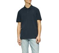 s.Oliver Poloshirt QS Piqué Single-Tuck-Design 100% Baumwolle Herren Blau L
