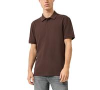 Poloshirt QS, Herren, Gr. XL, braun, Jersey, Obermaterial: 100% Baumwolle, regular fit normal, ohne Ausschnitt, Shirts (26123205-XL) braun