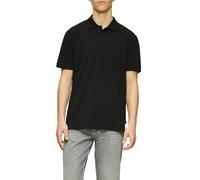 Poloshirt QS, Herren, Gr. XL, schwarz, Piqué, Obermaterial: 100% Baumwolle, unifarben, regular fit normal, ohne Ausschnitt, Shirts (43064860-XL) schwarz