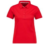 Poloshirt RAGMAN, Damen, Gr. L, rot, t068, Baumwollmischung, regular fit, ohne Ausschnitt, Shirts Poloshirt (81265344-L)