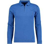 Poloshirt RAGMAN, Herren, Gr. 3XL, blau (blau, melange, 765), Piqué, 50% Baumwolle, 50% Polyester, regular fit, ohne Ausschnitt, Shirts (38857334-XXXL) blau, melange, 765