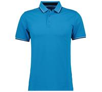 Poloshirt RAGMAN, Herren, Gr. 3XL, blau (wasserblau, 732), Baumwollmischung, regular fit, hoch geschlossener Ausschnitt, Shirts Poloshirt (81958766-XXXL)