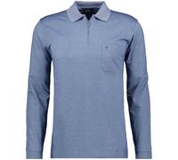 Poloshirt RAGMAN, Herren, Gr. 3XL, grau (taube), Baumwollmischung, regular fit, hoch geschlossener Ausschnitt, Shirts (13620636-XXXL) taube