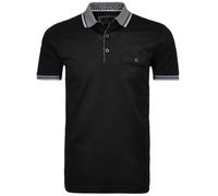 Poloshirt RAGMAN, Herren, Gr. 3XL, schwarz, Baumwolle, Casual, regular fit, hoch geschlossener Ausschnitt, Shirts (14924729-XXXL) schwarz