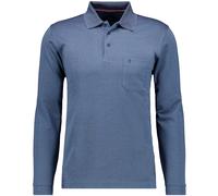 Poloshirt RAGMAN, Herren, Gr. 5XL, blau (marineblau), Piqué, 70% Baumwolle, 30% Polyester, regular fit, ohne Ausschnitt, Shirts (83428613-5XL) marineblau