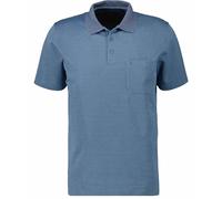Poloshirt RAGMAN, Herren, Gr. 6XL, blau (blau, 718), 70% Baumwolle 30% Polyester, regular fit, ohne Ausschnitt, Shirts (79068028-6XL) blau, 718