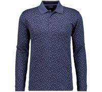 RAGMAN Regular Fit Longsleeve Poloshirt marine, Gestreift