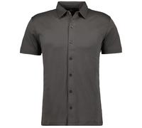 Poloshirt RAGMAN, Herren, Gr. L, grau (schiefergrau), Popeline, Baumwolle, regular fit, ohne Ausschnitt, Shirts (15202426-L) schiefergrau